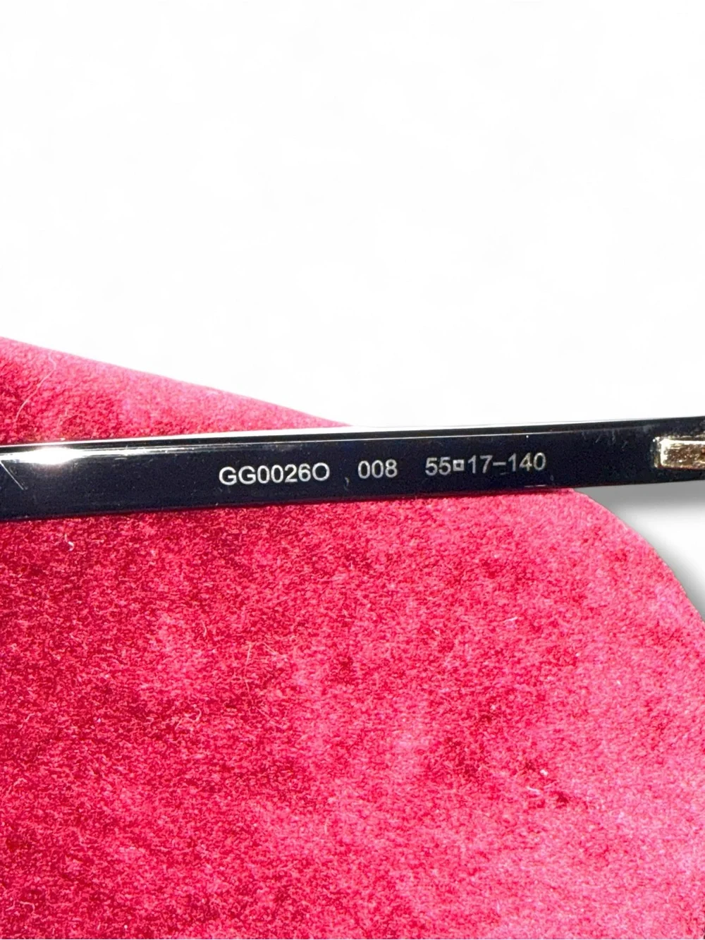 Authentic Gucci Black Eyeglass Frame Made in Italy with Case